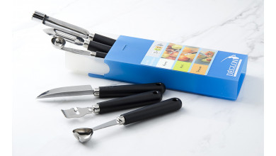 Kit couteau inox et poussoir (13x13 mm) pour coupe-frites - Colichef