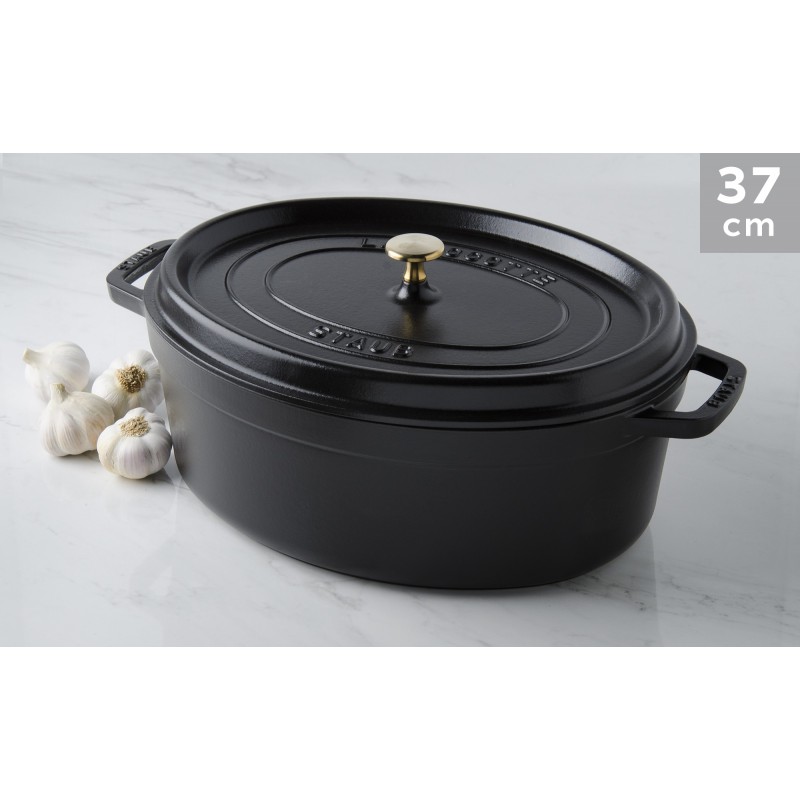 Staub - Cast iron cocotte with basket for steaming cm. 24 - induction