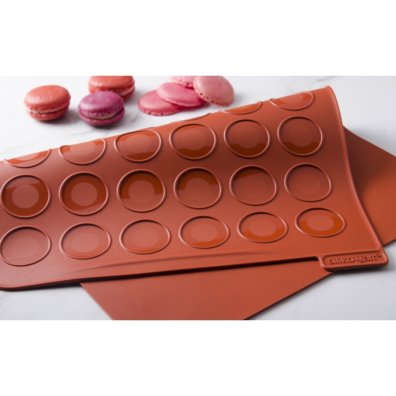 Plaque Macarons Silicone 40 x 30 cm Silikomart -  Achat,  Vente, Acheter
