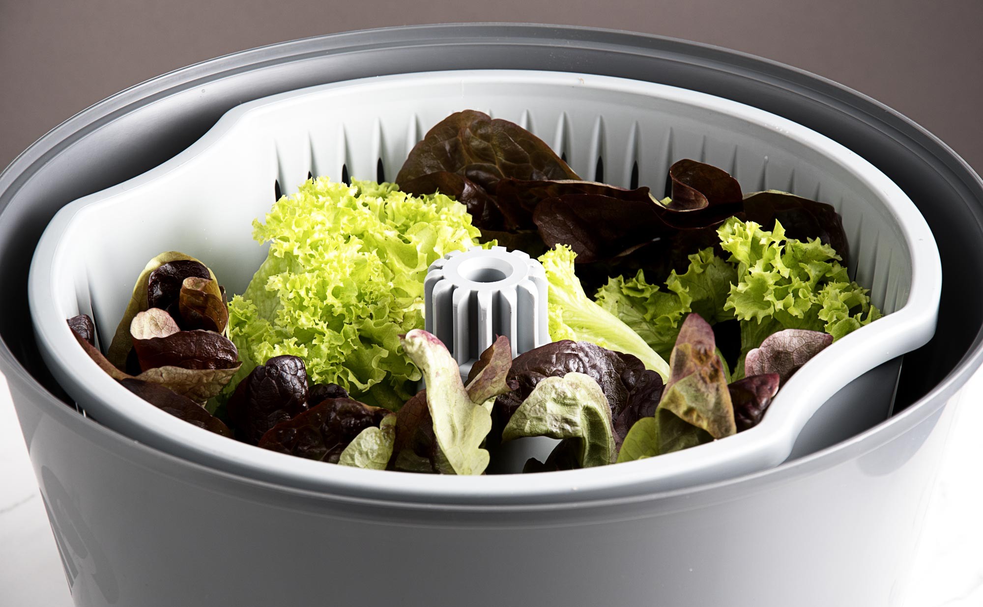 Essoreuse à salade en acier inoxydable : une salade sèche en quelques  secondes - Hagen Grote GmbH
