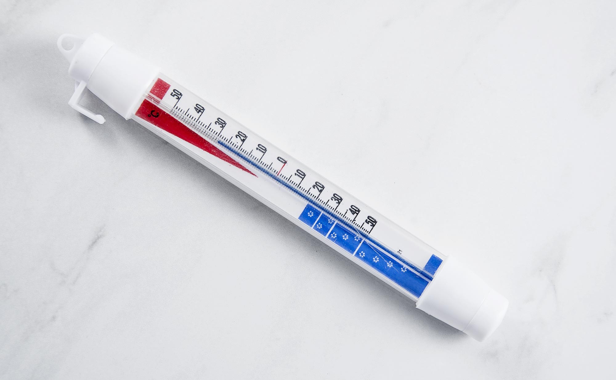 Thermométre réfrigérateur congélateur avec crochet Stil - Blanc