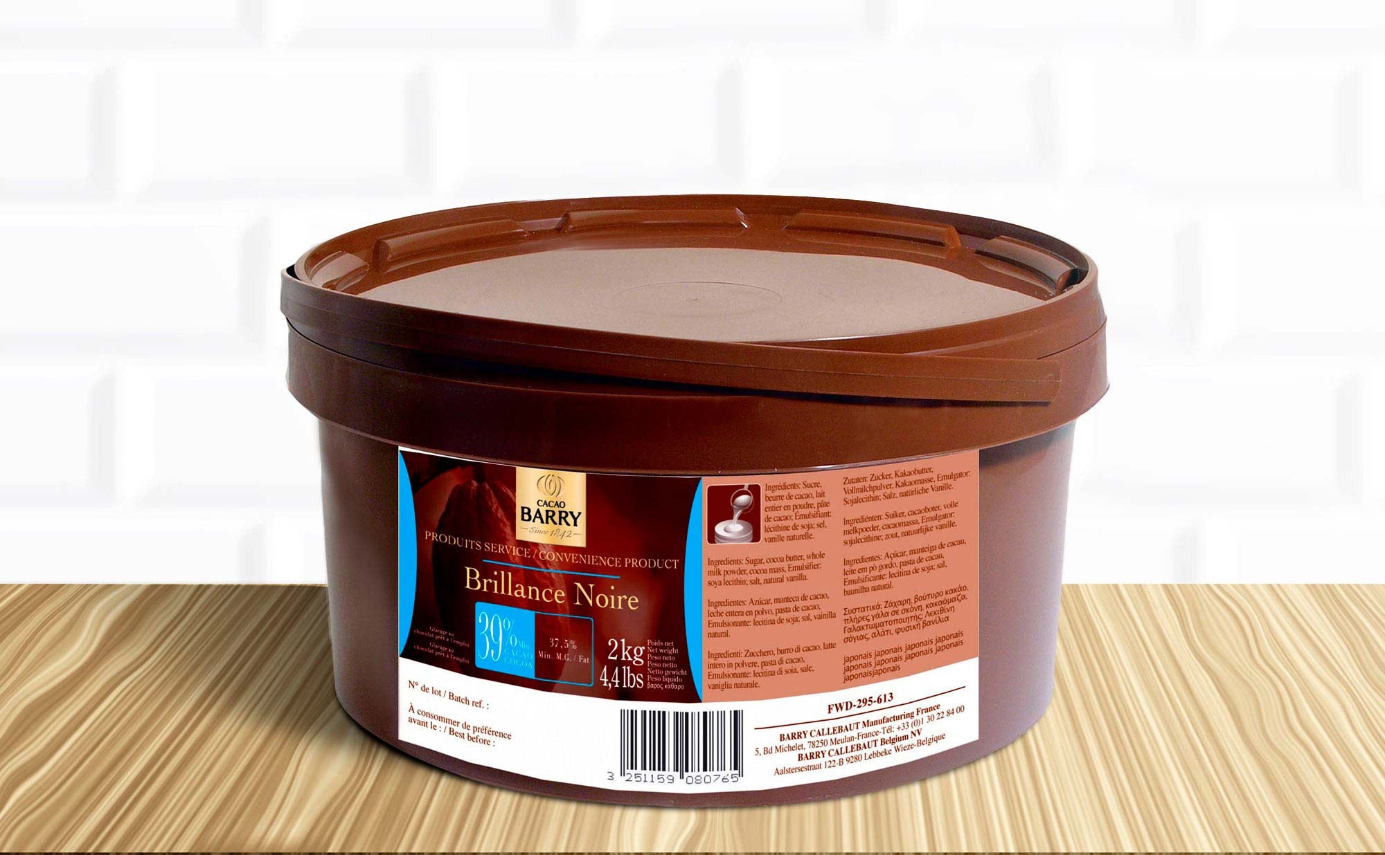Cacao en poudre seau 2 kg