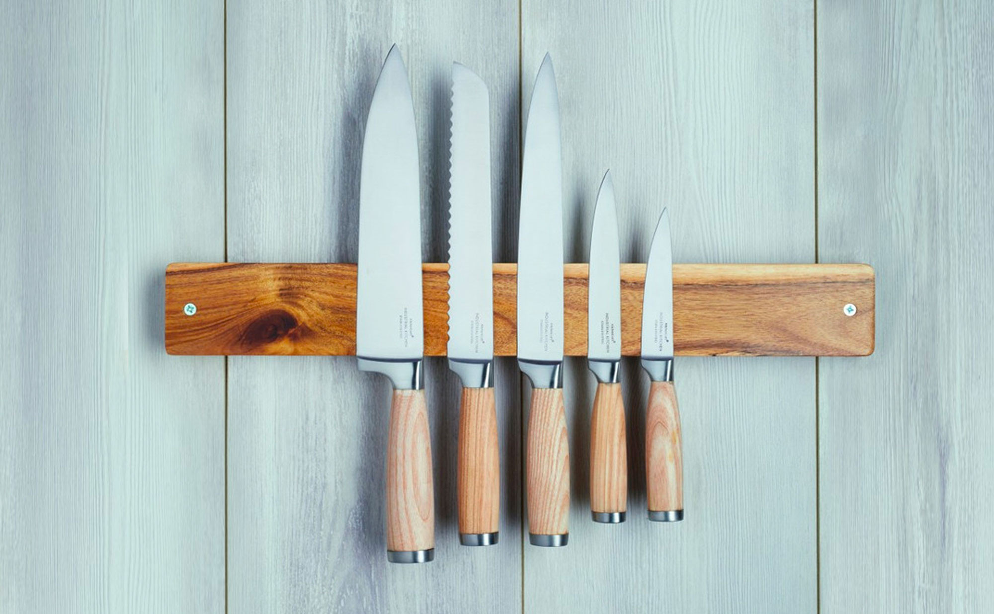 Barre aimantée - Pour couteaux et ustensiles de cuisine